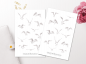 Preview: Seagull Sticker Set